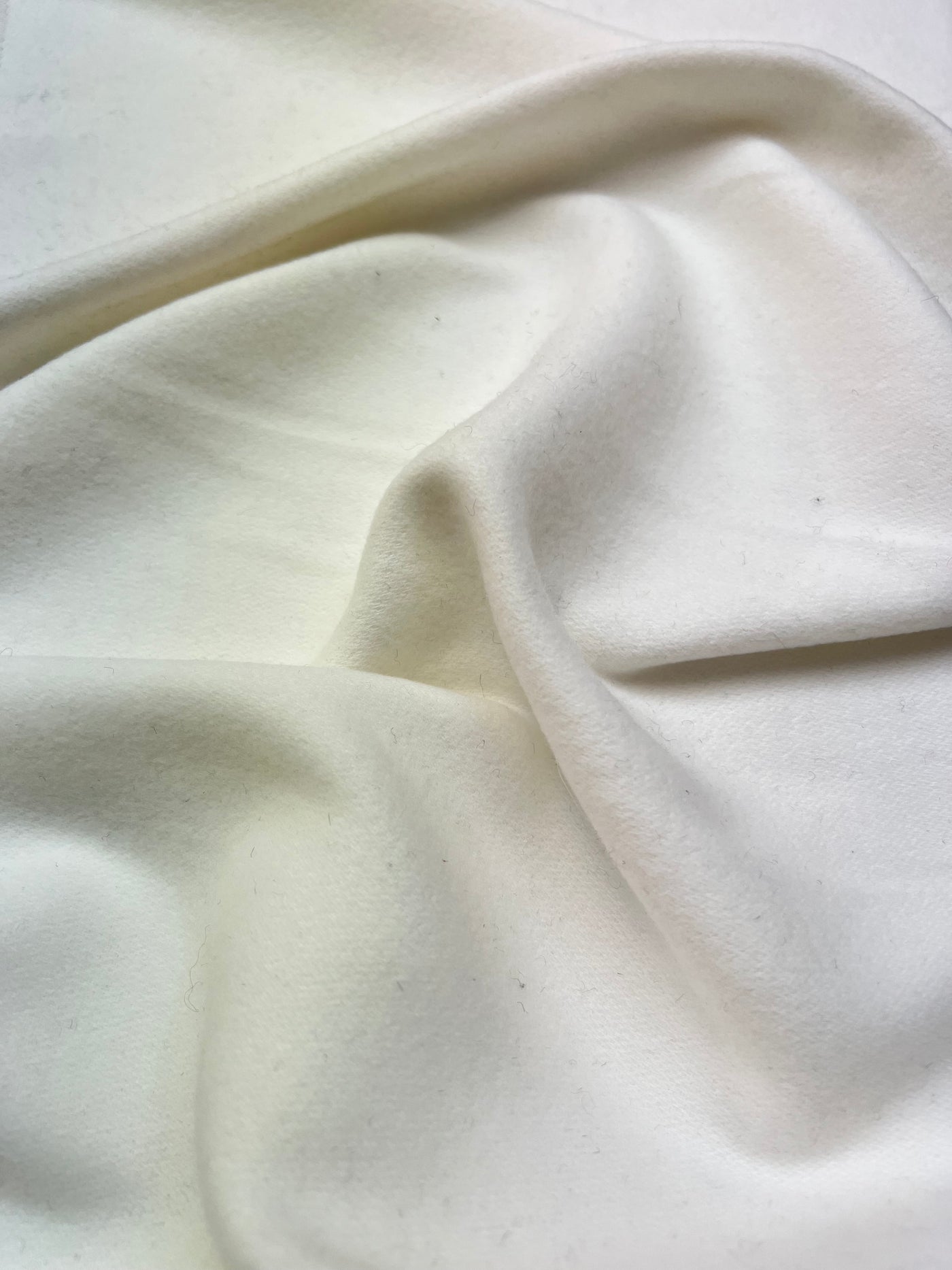 Washable Poly Cream Plain Fabric