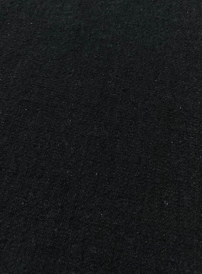 Wool Charcoal Plain Fabric