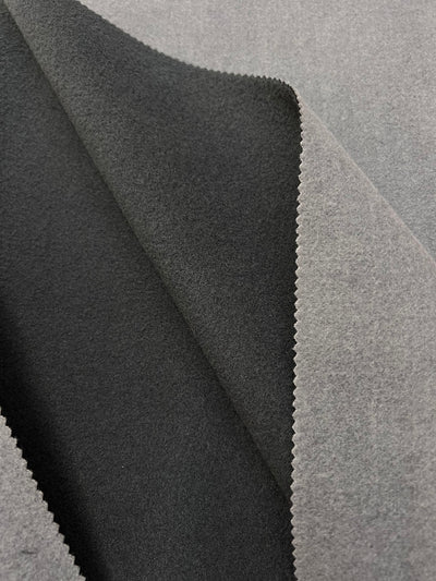 Washable Wool Grey Plain Fabric